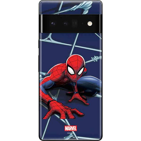 Marvel Spiderman Crawling Spiderman Google Pixel 6 Pro Skin
